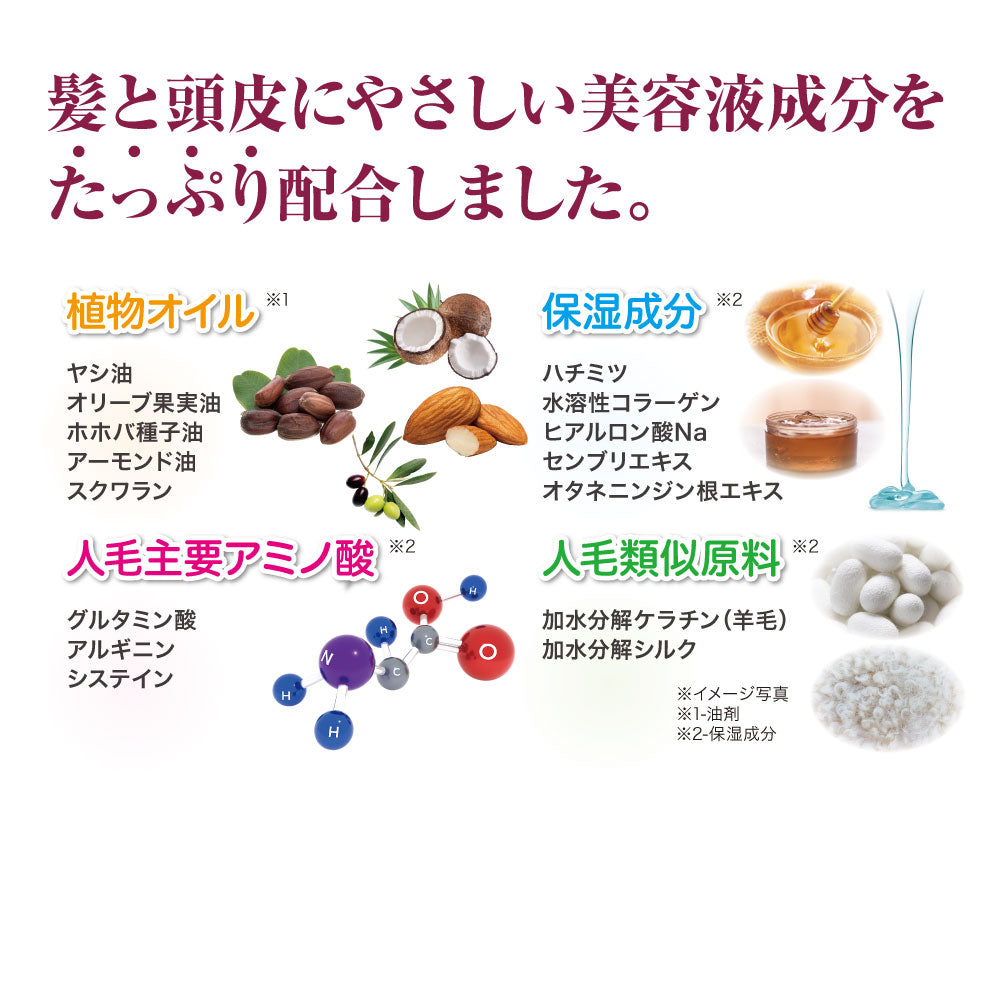 頭皮+髪用ファンデーション