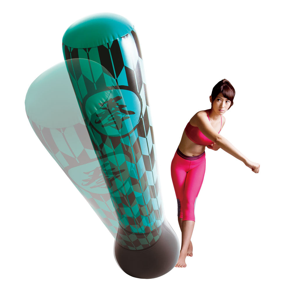 ストレス解消パンチバッグ 和柄グリーン 特別価格