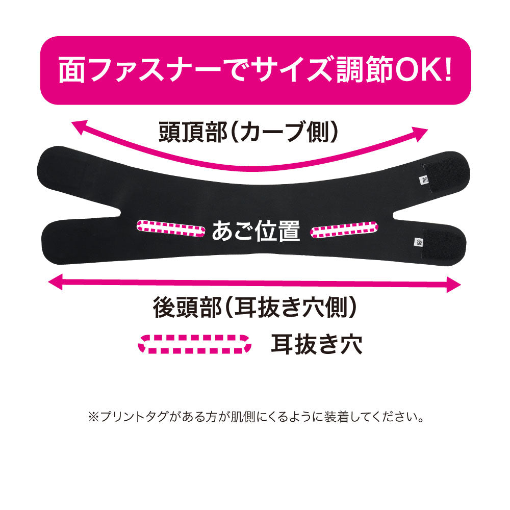 薄型小顔リフトアップベルト