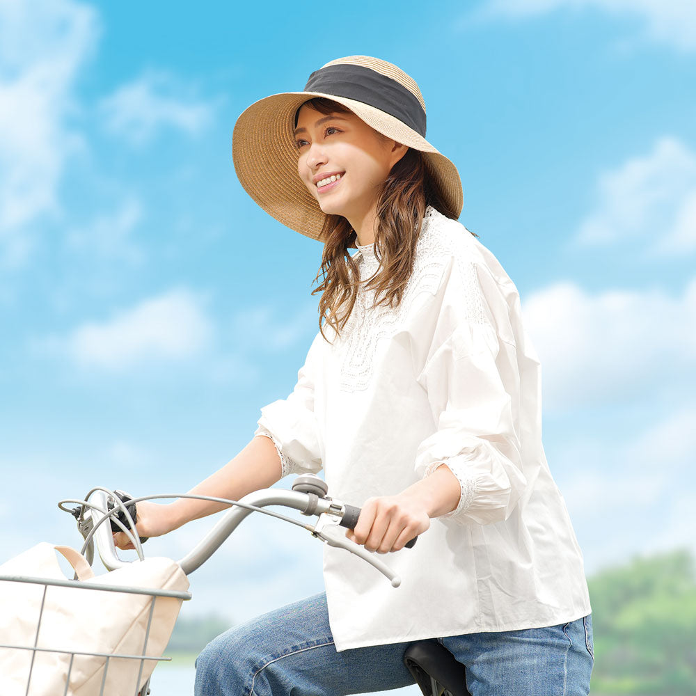 UV&クール洗えるブレードハット