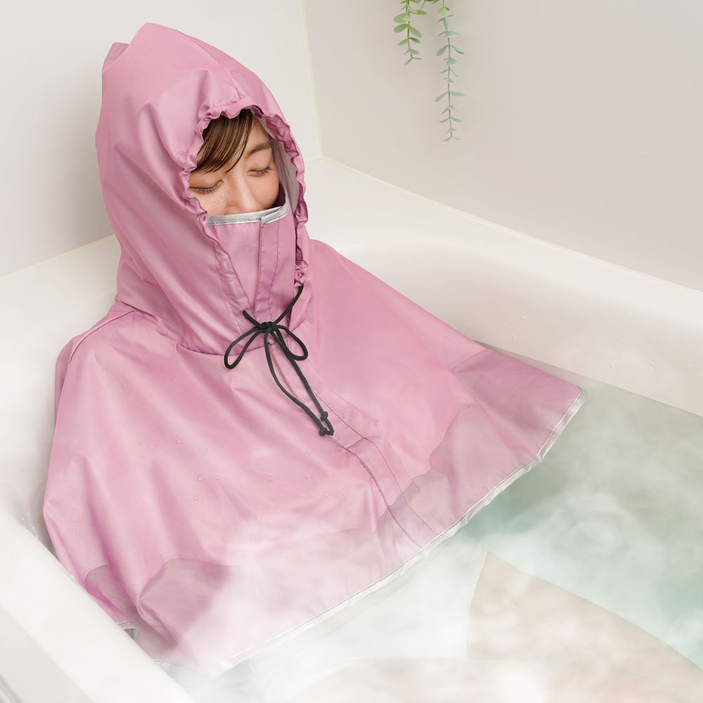 お風呂で発汗 サウナポンチョ