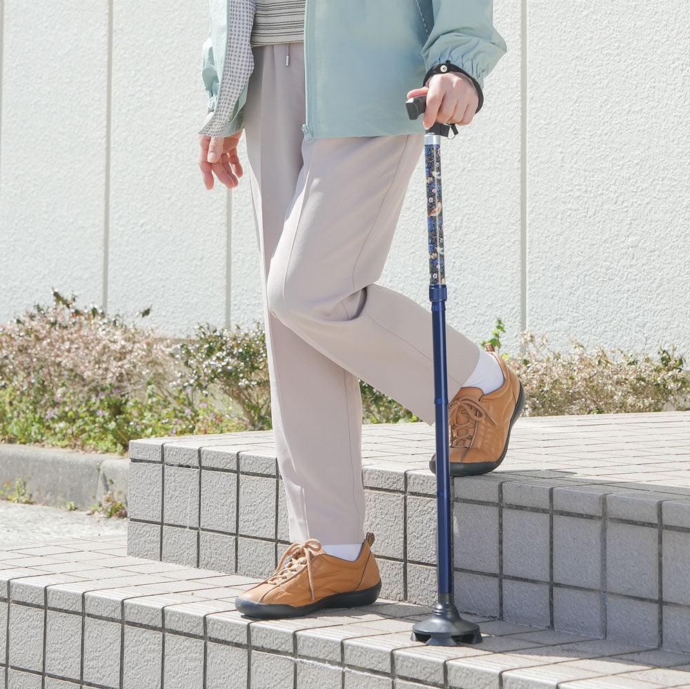 モリスワールドコレクション折りたためるあんしんステッキ