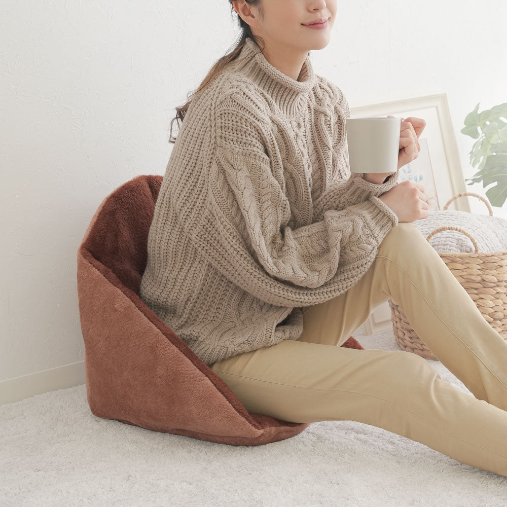 あったかふわふわ腰ボアクッション