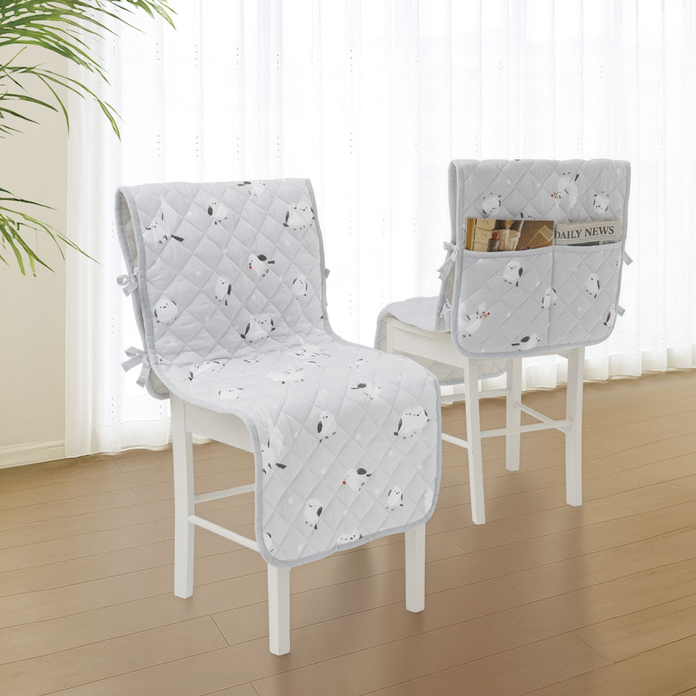 かわいいシマエナガのチェアカバー