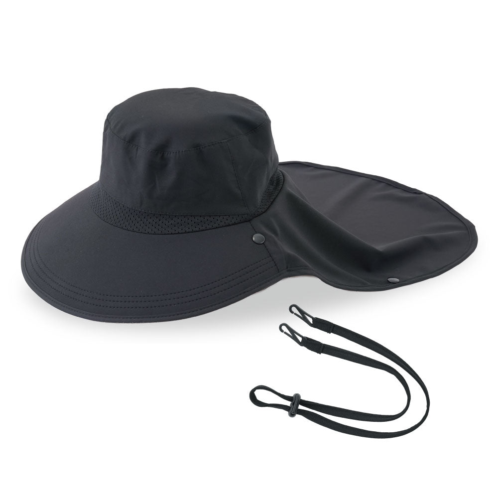 UV&クールフェイスカバー付き3way帽子