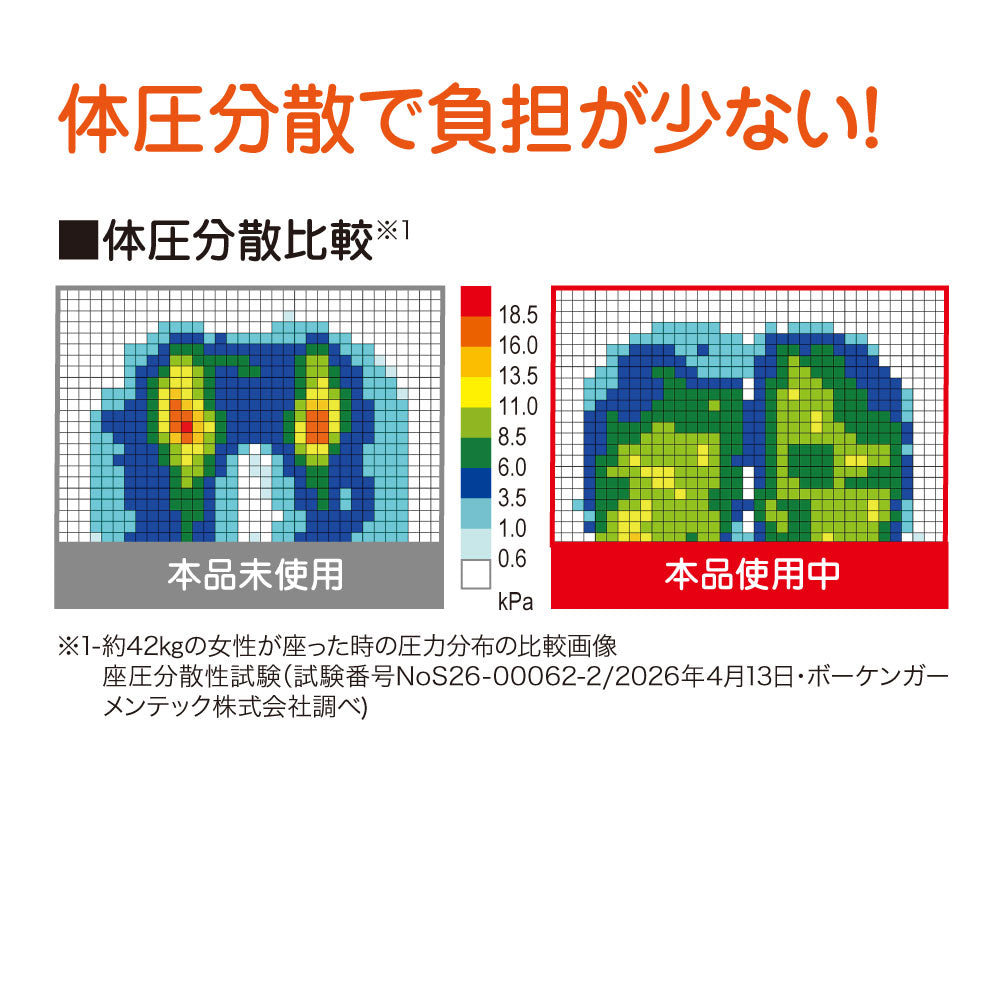 持ち運べるファイバーシートクッション