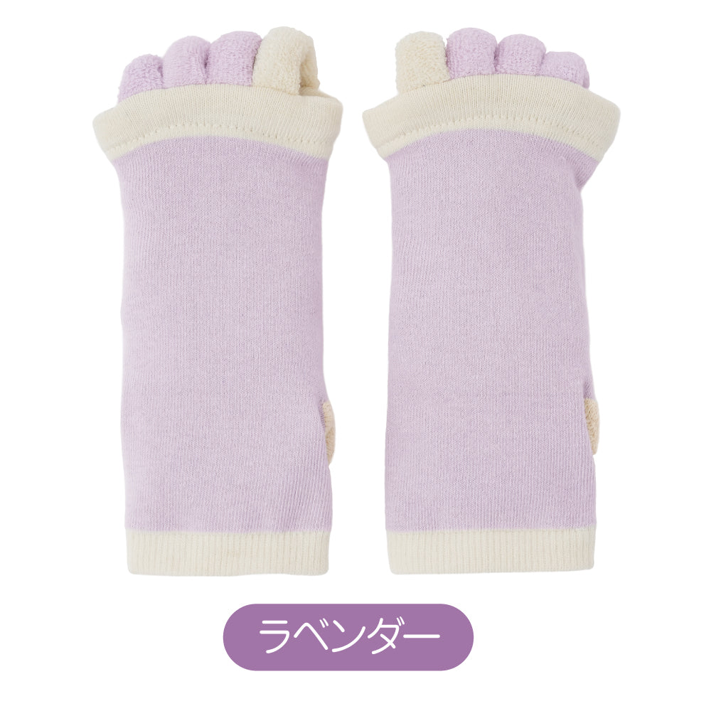 かかとシルクの足指リラソックス