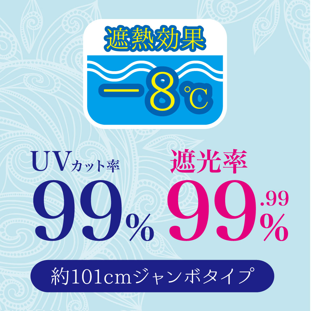 〜Fortuna〜晴雨兼用折りたたみ遮熱日傘