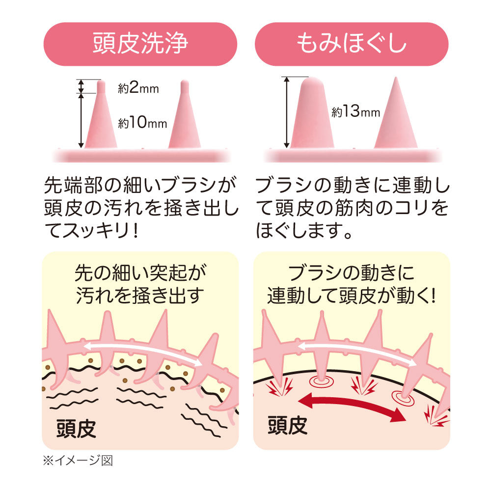 リバーシブルスカルプケアブラシ　特別価格商品