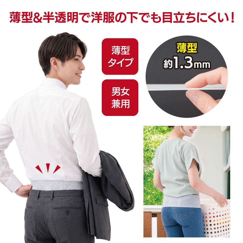 DrPRO 薄型シリコン腰・骨盤ベルト